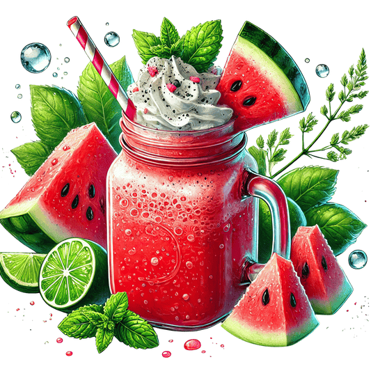 Bügelbild erfrischende Melone #9 Fylou's Style