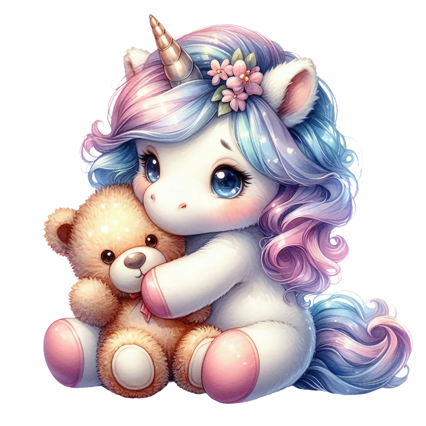 Bügelbild  Einhorn #63 Fylou's Style