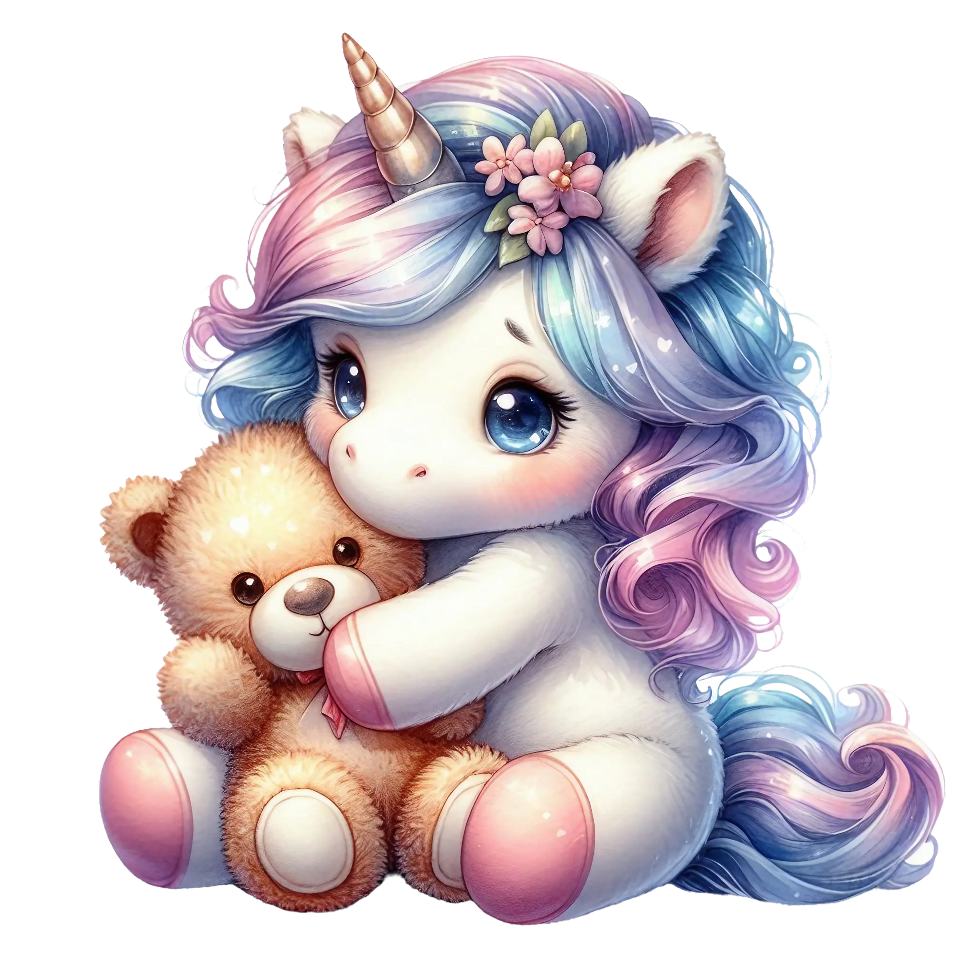 Bügelbild  Einhorn #63 Fylou's Style