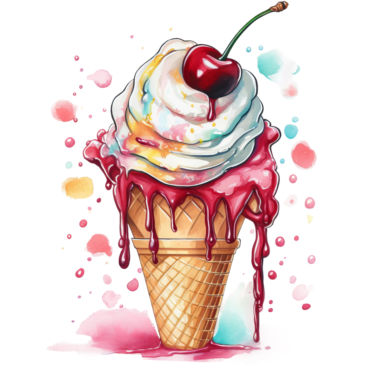 Iron-on Ice Cream #2
