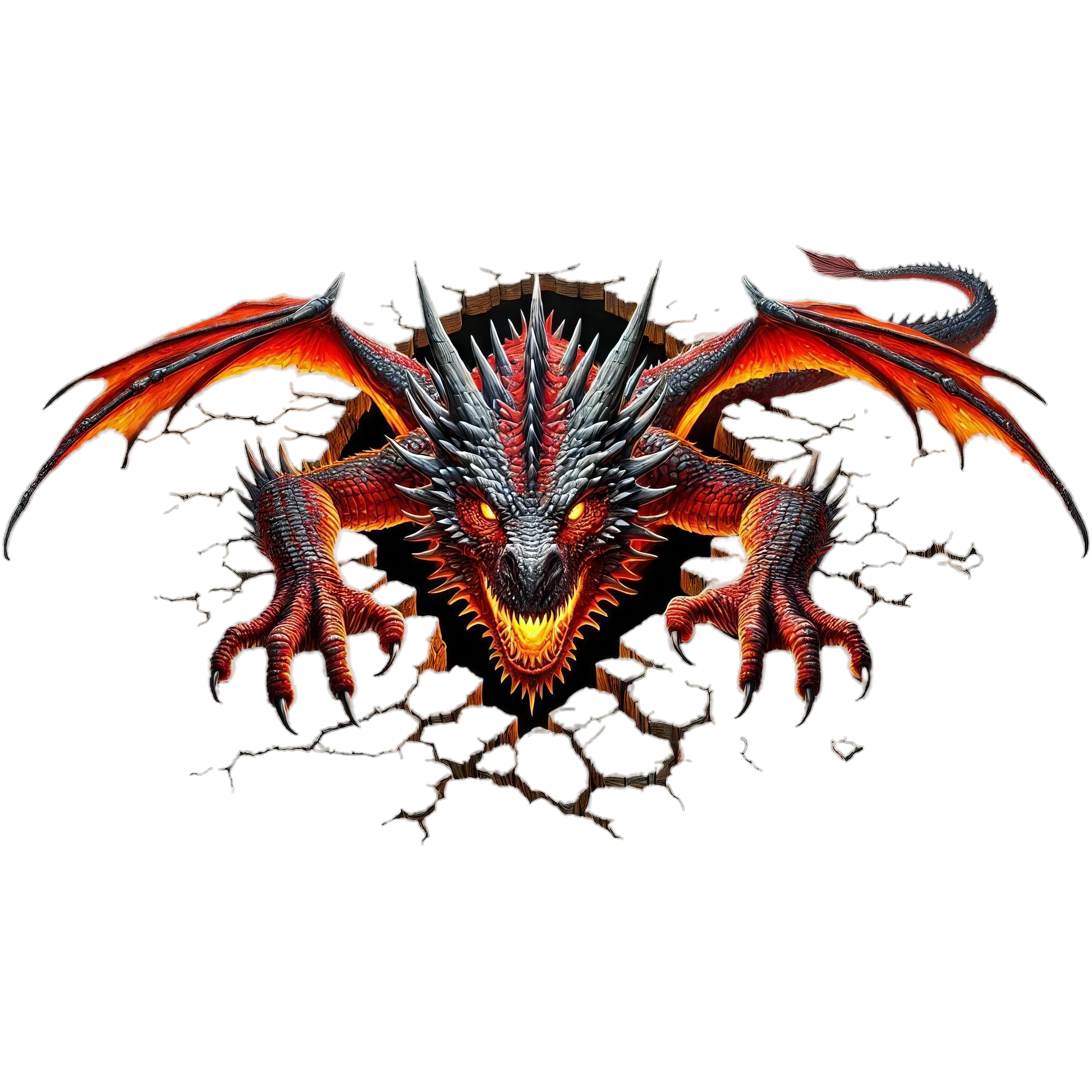Bügelbild 3D Fantasy Drache #1 - Fylou's Style