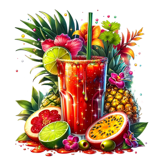 Bügelbild Tropical Cocktail #30 Fylou's Style
