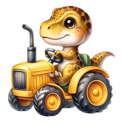 Bügelbild  Dino Fahrzeuge #7 Fylou's Style