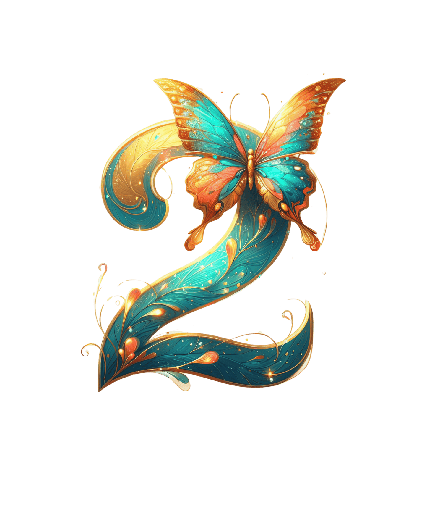 Iron-on image number 2 butterfly