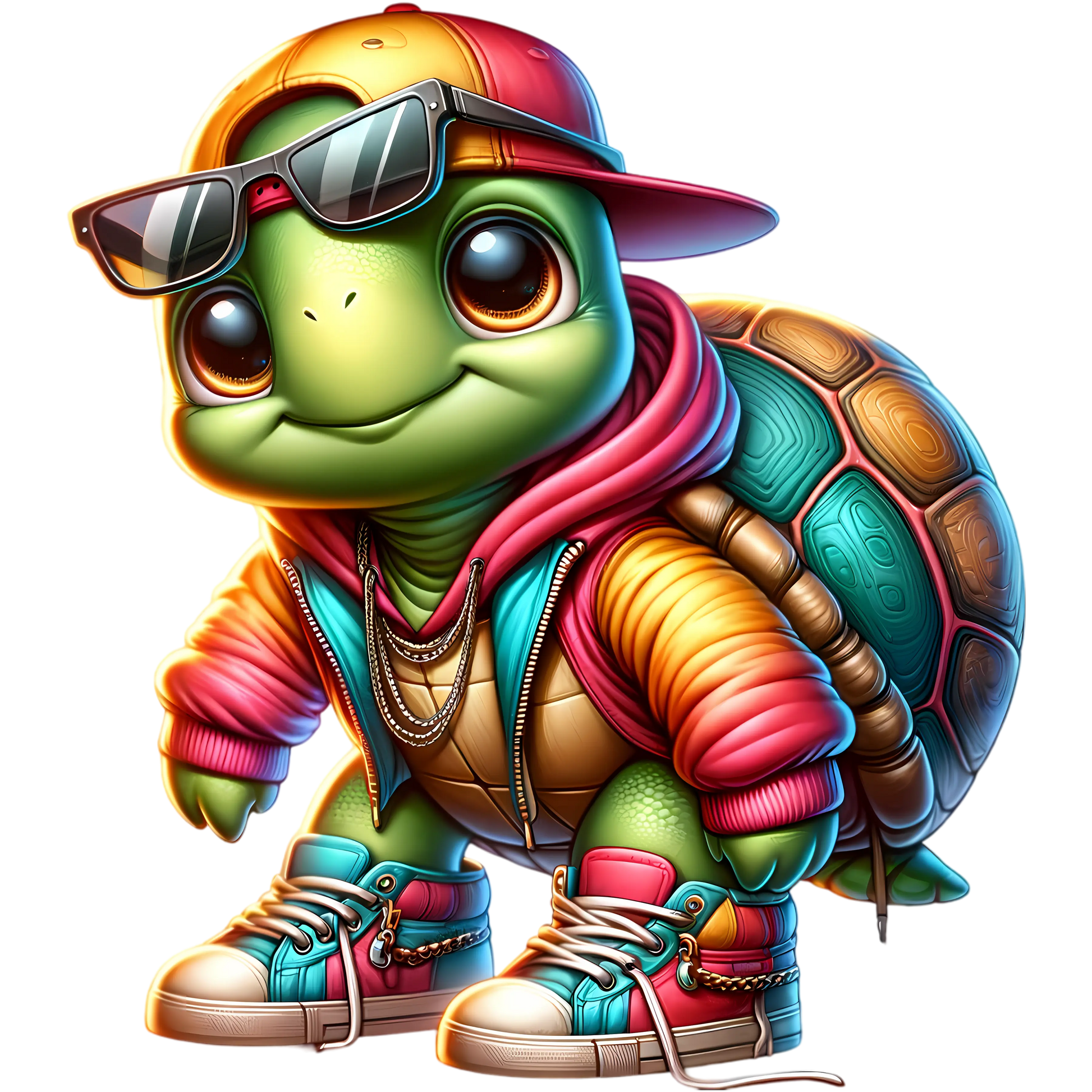 Bügelbild Happy Streetwear Turtles #3 Fylou's Style