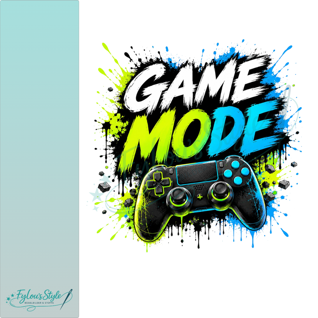 Bügelbild Game Mode