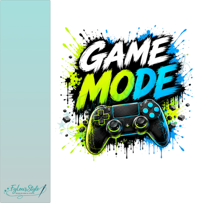 Bügelbild Game Mode
