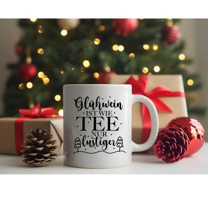 A4 Bogen Rub ON Sticker Glühwein, Winter, Sprüche, randlose Rubons