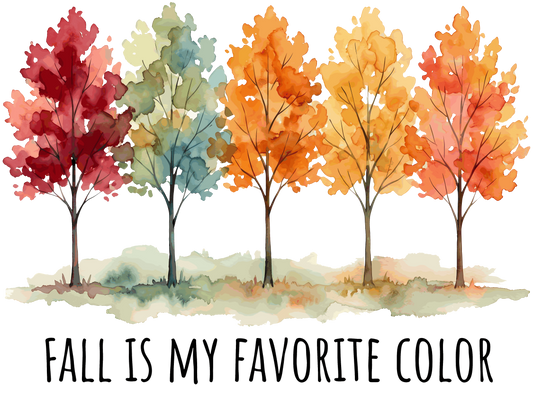 Bügelbild Herbst ist meine Lieblingsfarbe #1