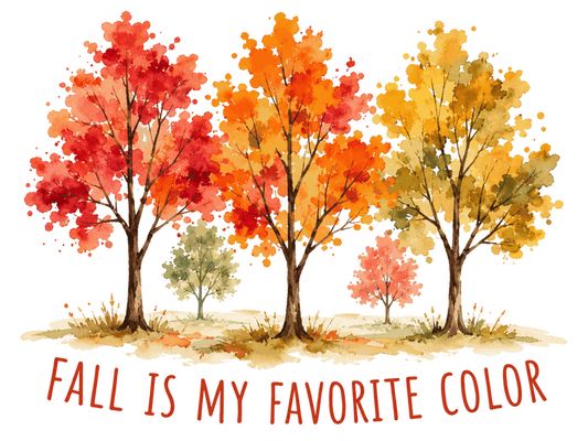 Bügelbild Herbst ist meine Lieblingsfarbe #2