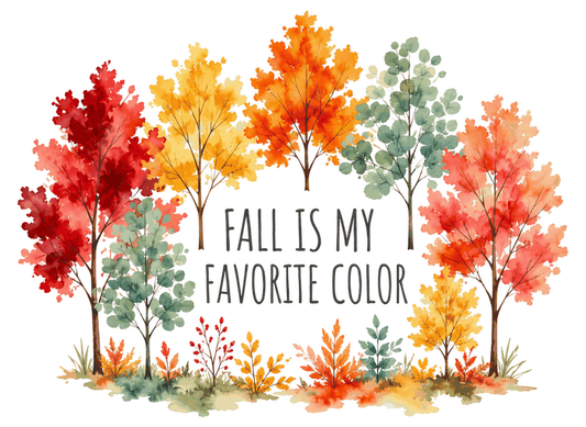 Bügelbild Herbst ist meine Lieblingsfarbe #3