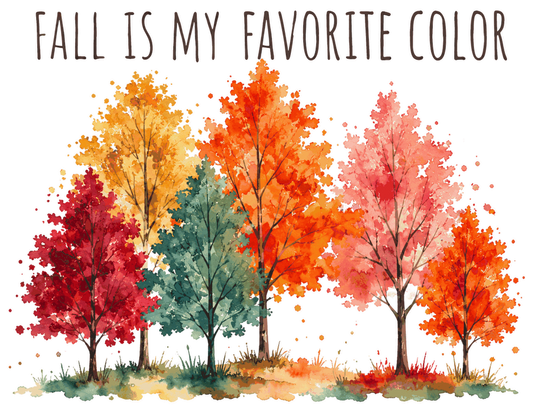 Bügelbild Herbst ist meine Lieblingsfarbe #4