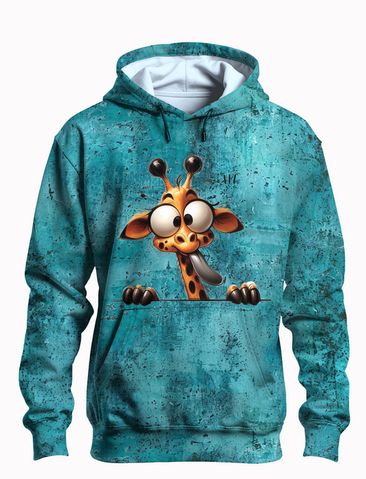Bügelbild freche guck guck Giraffe
