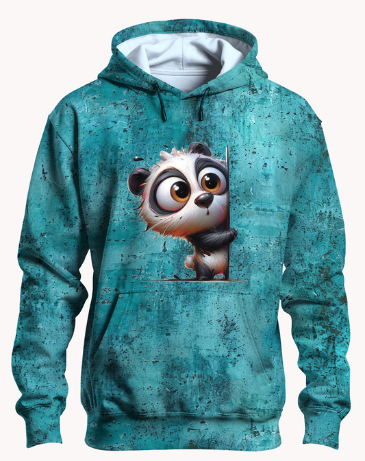 Panel Panda Bio French Terry Türkis