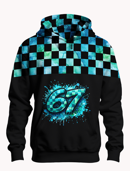 Bügelbild Style 67 Aqua Blau Grün #2