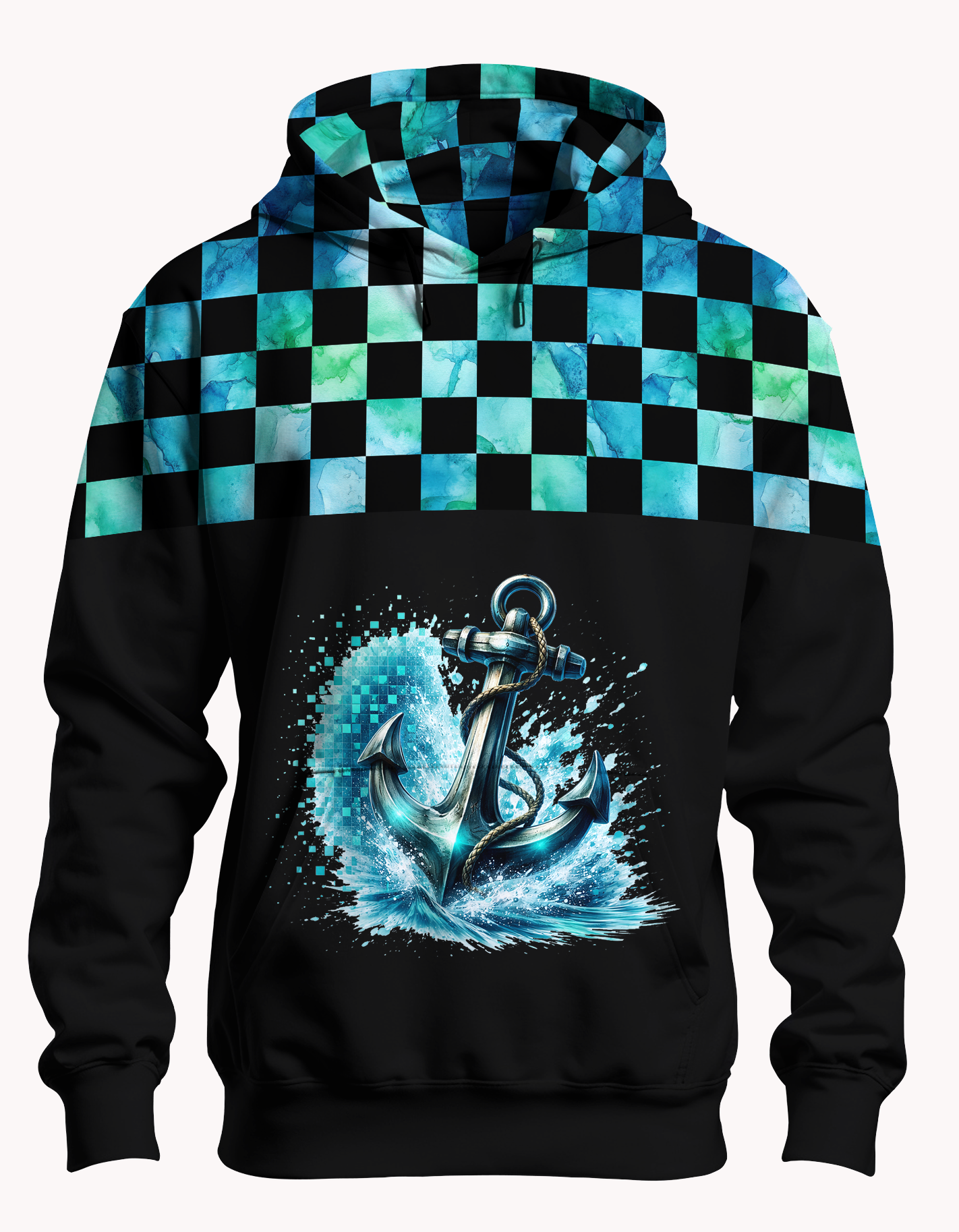 Bügelbild Pixel Splash  Anker
