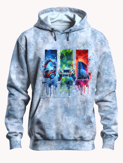 Vorbestellung  "Grunge Blau-Grau " Überbreite