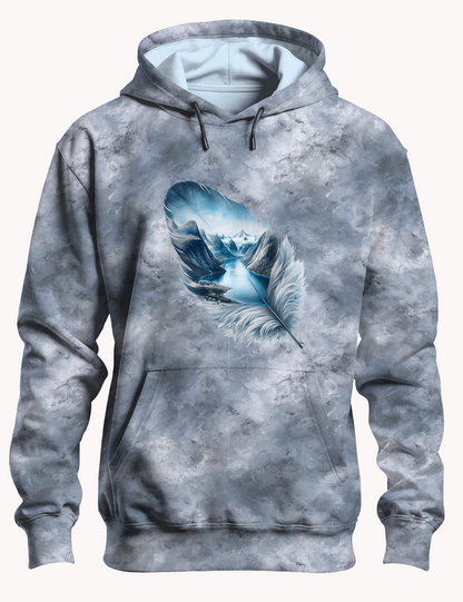 Vorbestellung Bio Jersey "Pastell Grunge Grau " Überbreite