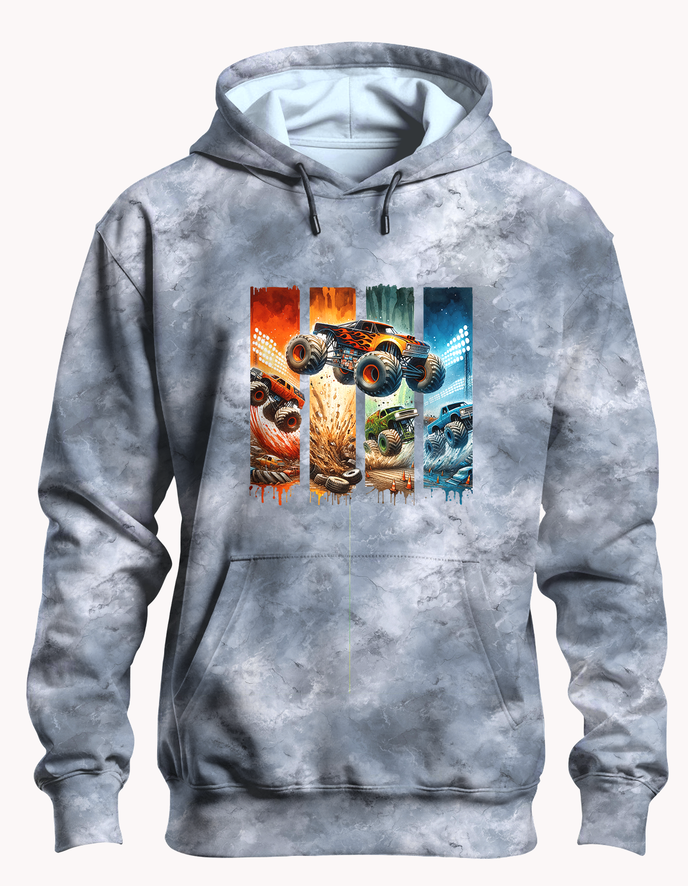 Vorbestellung Bio Jersey "Pastell Grunge Grau " Überbreite