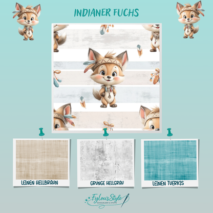 Ripp-Jersey Indianer Fuchs
