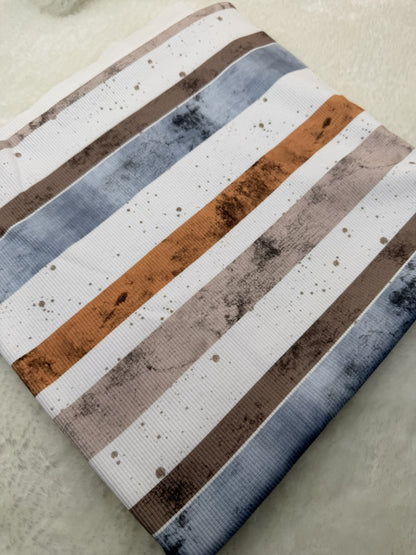 Ripp-Jersey Kombi Streifen Eule