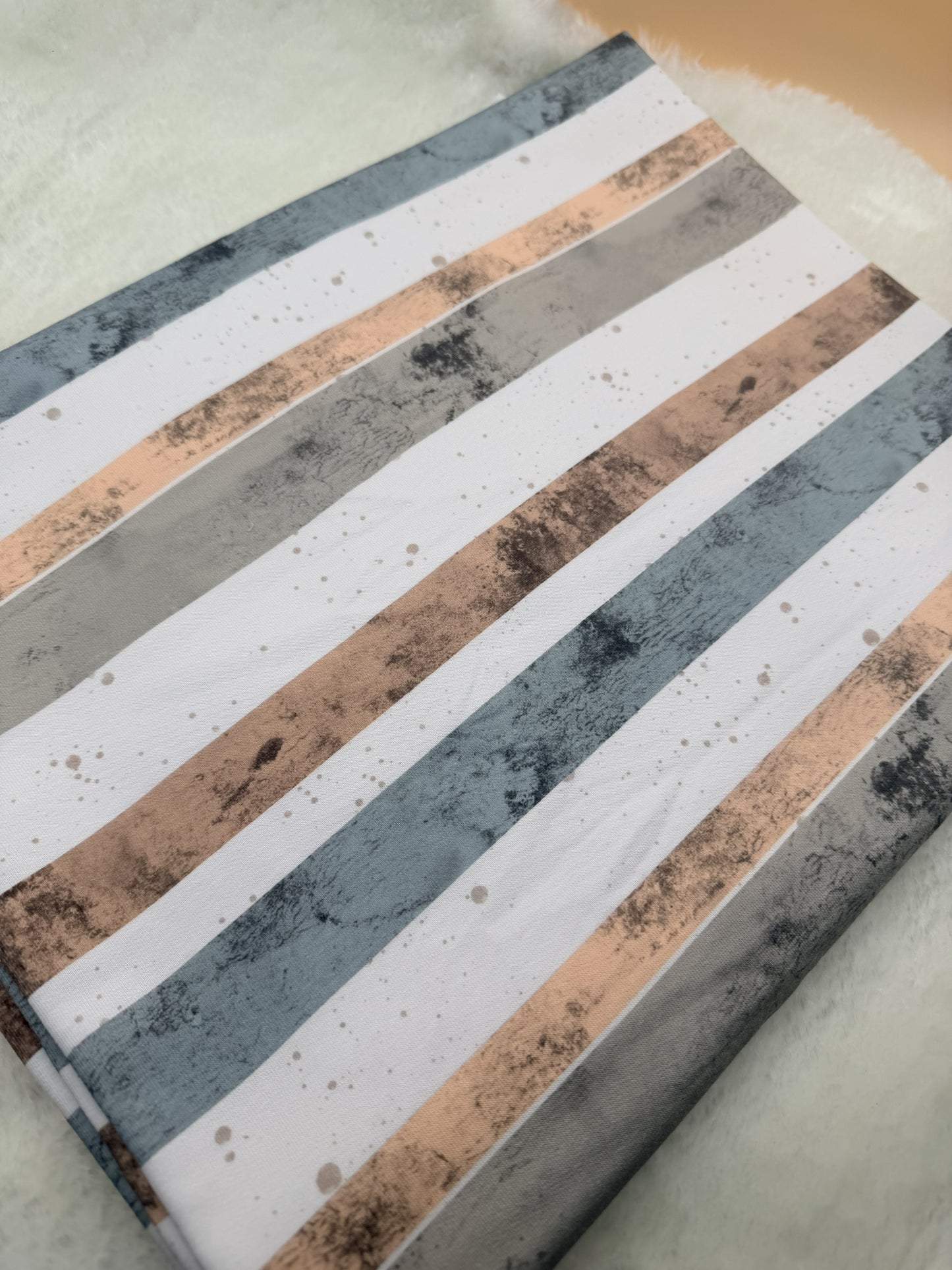 Ripp-Jersey Kombi Streifen Ente