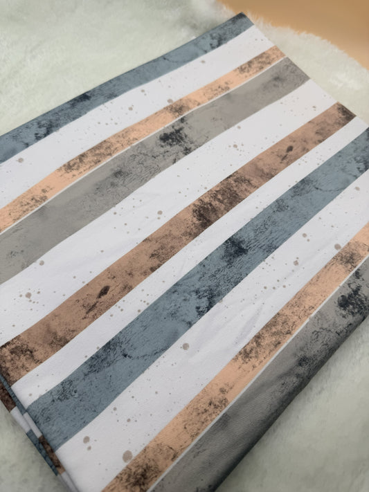 Ripp-Jersey Kombi Streifen Ente