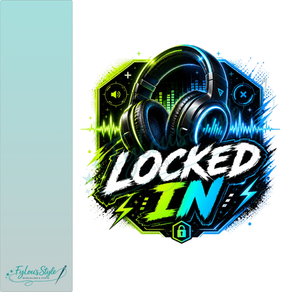 Bügelbild Locked In #1