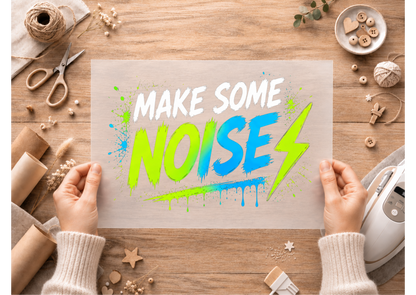Bügelbild Make some Noise