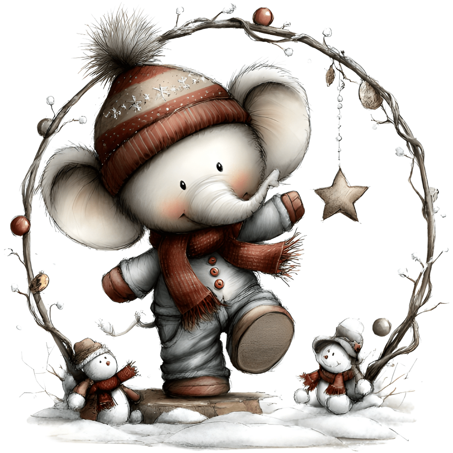 Iron-on Image Magical Animals Eagle