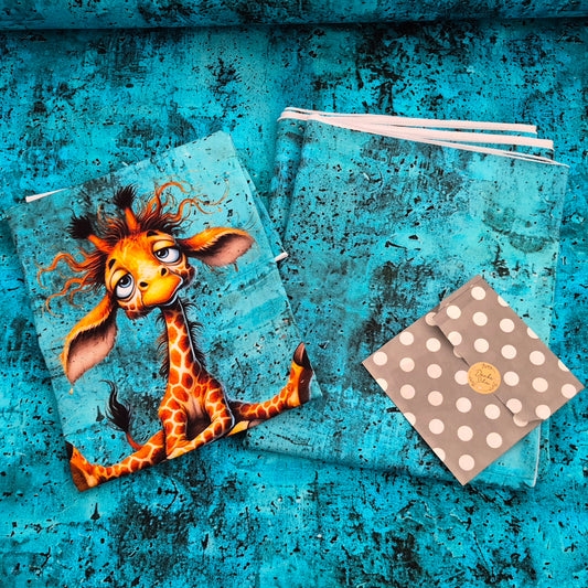 Paket Panel Giraffe Plus Kombi Bio French Terry Türkis