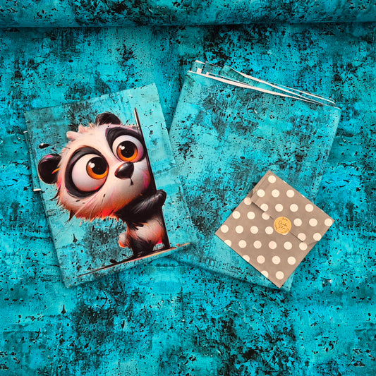 Paket Panel Panda Plus Kombi Bio French Terry Türkis