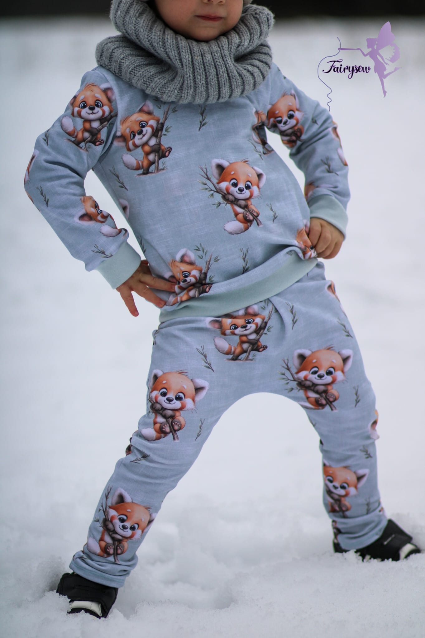 Ripp-Jersey Roter Panda