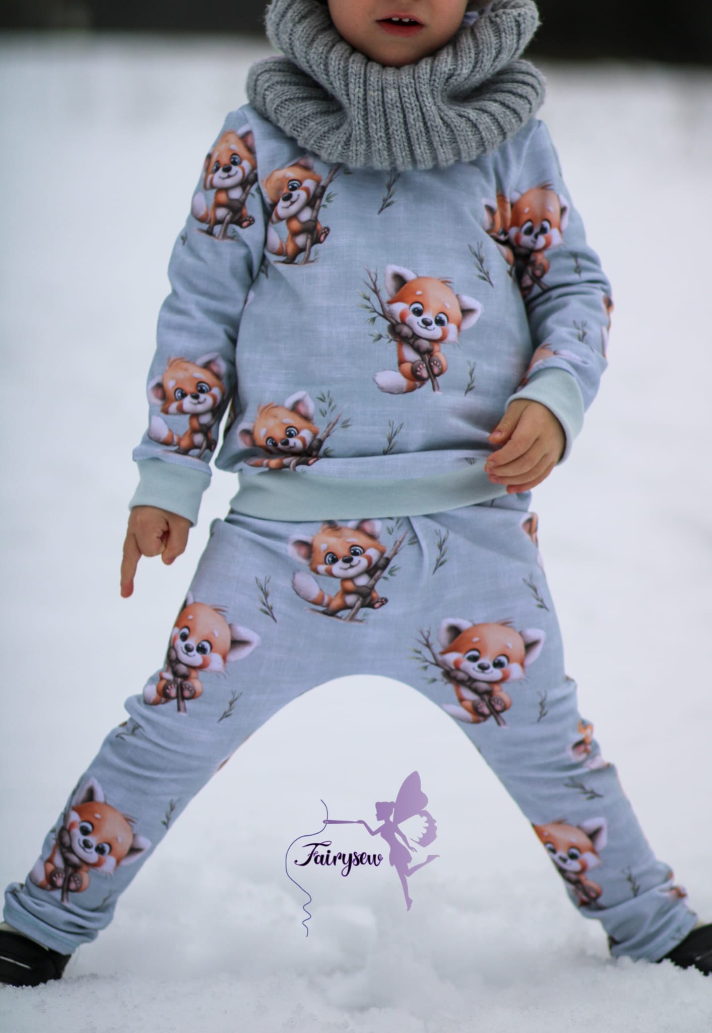 Ripp-Jersey Roter Panda