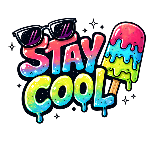 Bügelbild  stay Cool #1