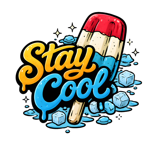 Bügelbild  stay Cool #2