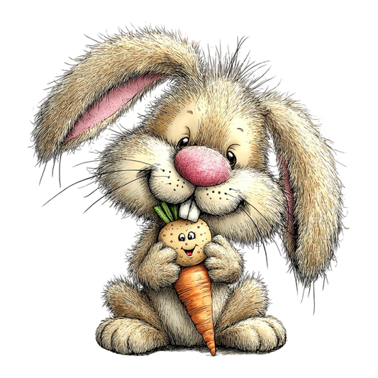 Bügelbild süße Hasen #5