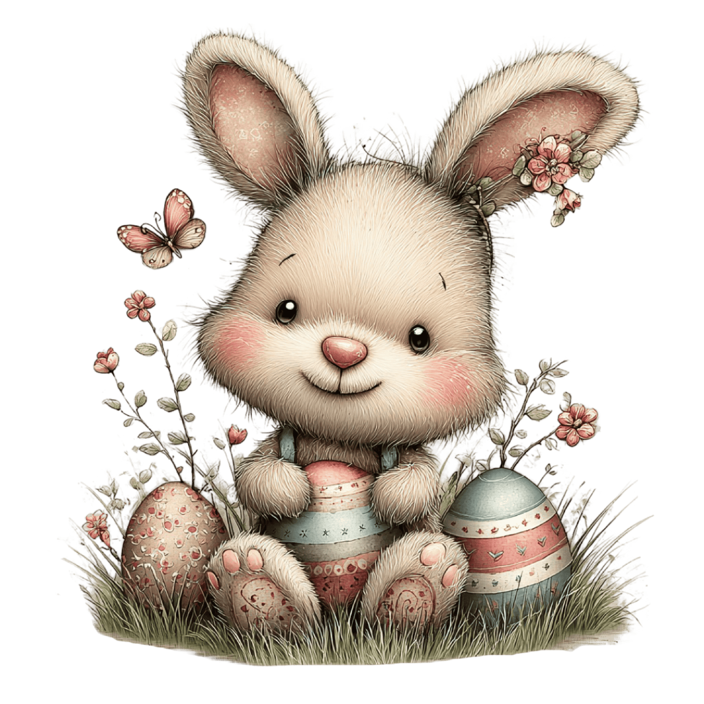 Bügelbild süße Ostertiere #10