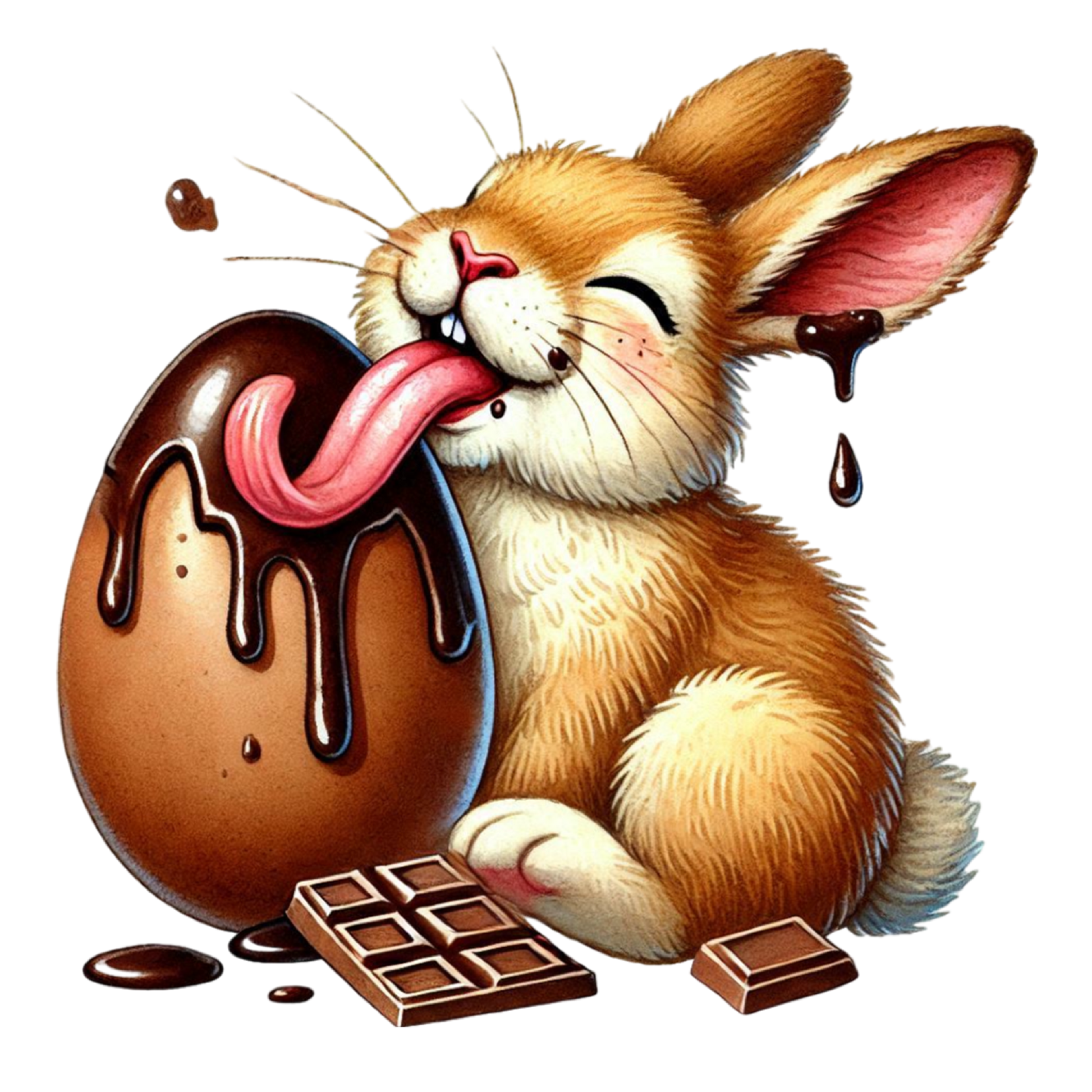 Bügelbild verrückter Hase #11 Fylou's Style