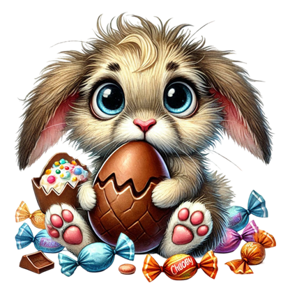 Bügelbild verrückter Hase #2 Fylou's Style