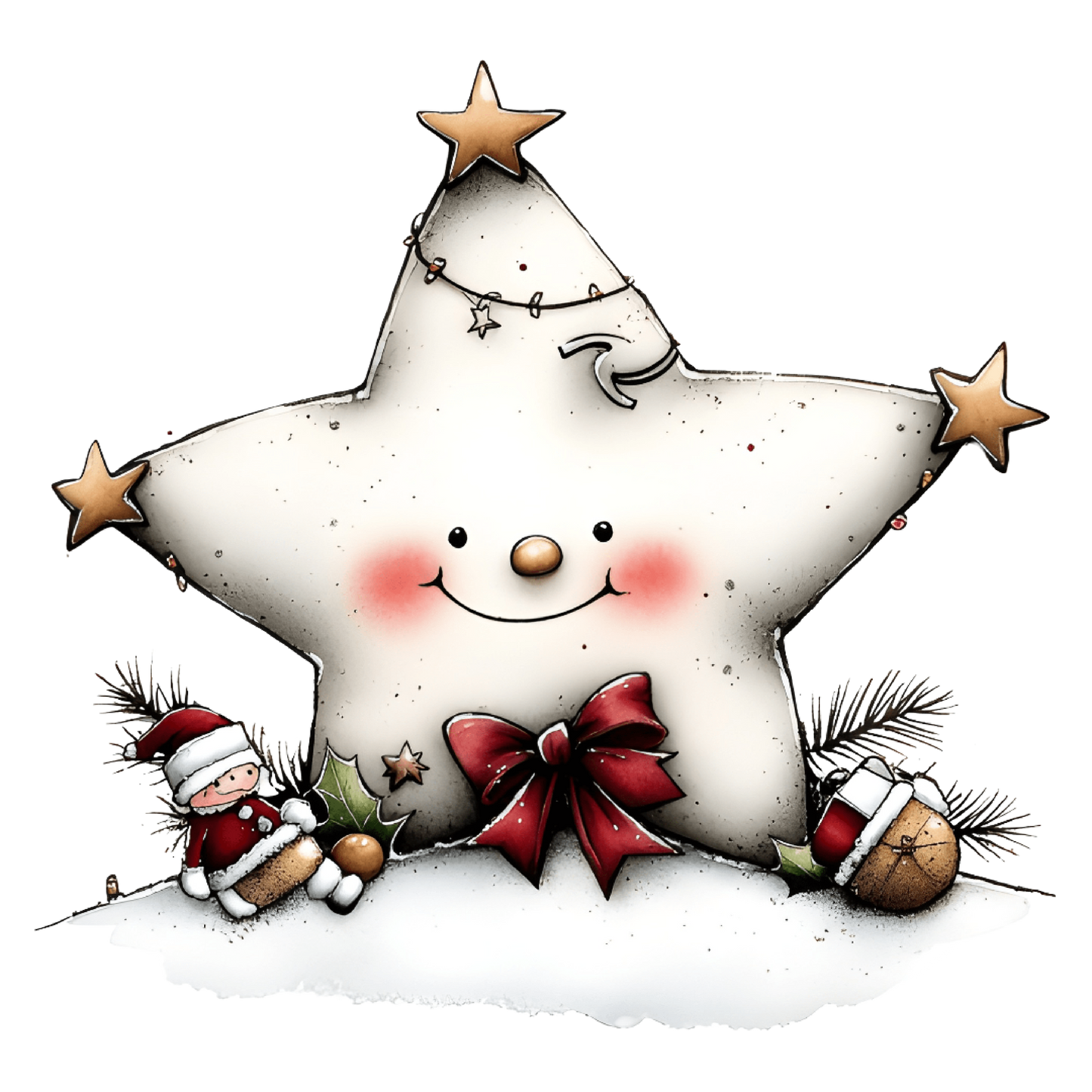 Bügelbild weihnachtlich #1